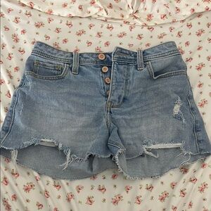 Denim Distressed Women Shorts